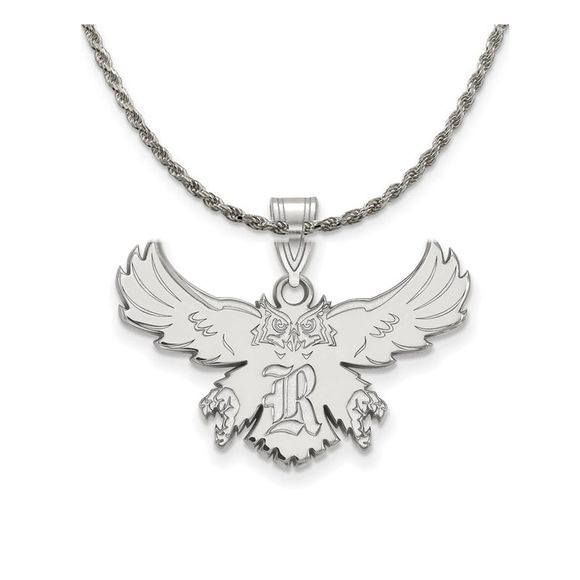 Sterling Silver Rice U. Large Pendant Necklace - 22 Inch
